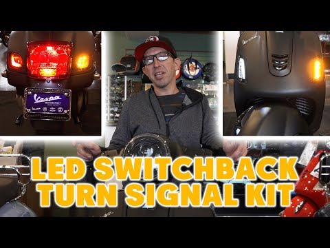 COMPLETE SET OF 4 SMOKED LENS LED SWITCHBACK RUNNING AND TURN SIGNAL LIGHT KIT GT200 GTS250 GTS SUPER 300 HPE GTV 2005-2022