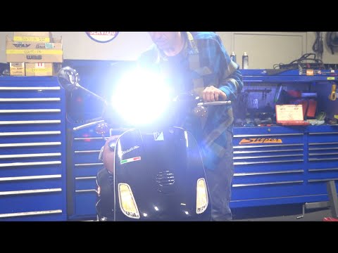 LED H4 HEADLIGHT KIT FOR VESPA LX150, GT/GTV/GTS/SUPER 300/HPE (2005-2022), SPRINT/PRIMA 150 (2015-2018), FLY 2006-2020, LIBERTY 150 2017-2024 ALL BUDDY  **SUPER SALE**