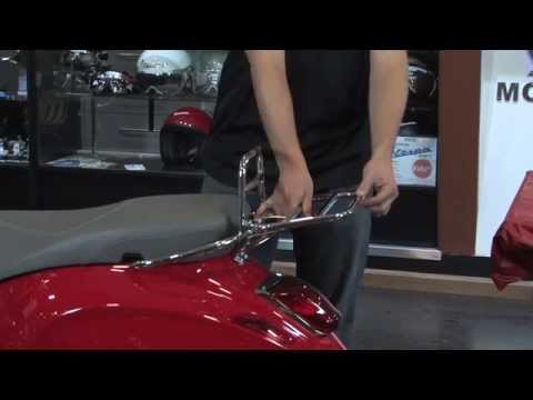 Rear Folding Rack Original Vespa Primavera/Sprint (1B000789)