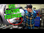 PAIR OF ANODIZE CNC RED VMS CUSTOM FOOT PEGS VESPA GT/GTS/SUPER/GTV NOTTE/HPE