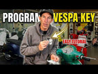 VESPA/PIAGGIO KEY BLANK W/ CLONABLE IMMOBILZER CHIP GTS/GTV HPE 2020-2022 and Electtrica (REPLACES 1B004020)