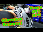 BLACK PAIR LEGSHIELD TRIM BEADING VESPA GTS HPE 2020-2022 (1B006679 & 1B006680)