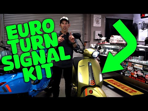 EURO LIGHTING UPGRADE KIT FOR VESPA PRIMAVERA/SPRINT 50-150CC 2019 to 2023 (WITH  LED TAIL LIGHT)