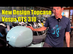 VESPA GTS310 **NERO CONVINTO MATTE BLACK (NV)** TOPCASE FOR USE WITH FOLDING RACK (PAD & RACK NOT INCLUDED) CM328315