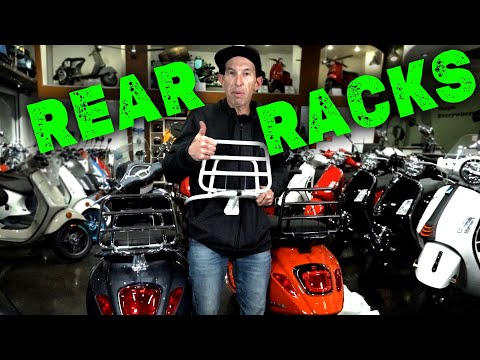 Rear Folding Rack Original Vespa Primavera/Sprint (1B000789)