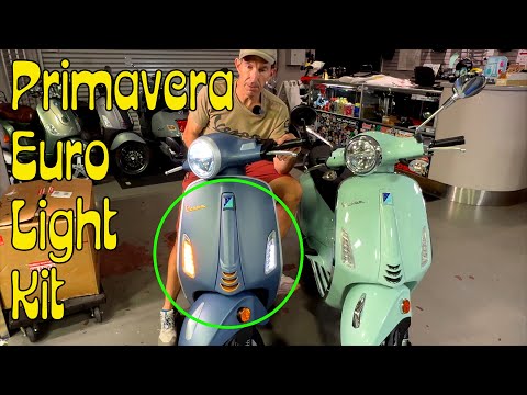 EURO LIGHTING UPGRADE KIT USA MODEL PRIMA/SPRINT 50CC/150CC 2024-CURRENT