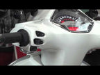 DELUXE HEATED APOLLO GRIPS FOR 7/8' BARS WITH BUILT IN TEMP BUTTON 130MM (KOSO AM111030 27-5869)