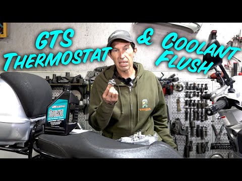 THERMOSTAT HOUSING/COVER WITH BLEED SCREW BV400 WILL FIT GTS 2006-2019 PIAGGIO BV 250 300 BV350 (GASKET REQUIRED)