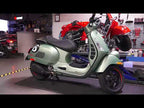 VESPA GTV TOPCASE FOR 2018 SEI GIORNI SIX DAY RACER MATTE PORTOFINO GREEN (Rack Sold Separately)  (CM273343)