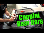 CUPPINI REAR CHROME BARS FOR VESPA GTS 300 HPE2