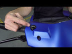 MIRROR PLUG (PAIR) CNC ALUMINIUM RED ANODIZED FOR GTS 300 PRIMAVERA SPRINT & PIAGGIO