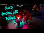 SMOKED G3 LED TAILLIGHT ASSEMBLY W/MATTE BLACK BEZEL 2015-2022 VESPA GTS SUPER SPORT 300 HPE