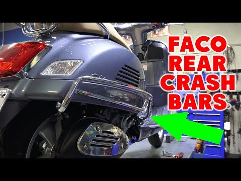 GTS GTV Super Chrome rear crash bars FACO  2006-2019