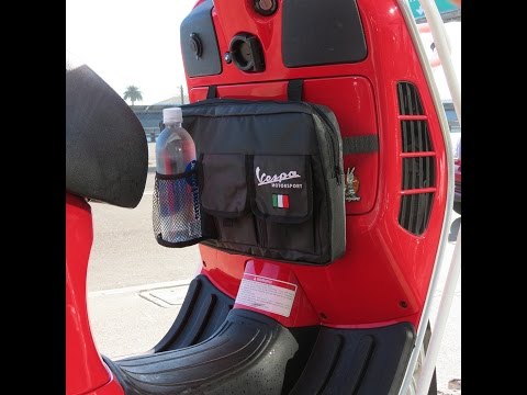 GLOVE BOX BAG BLACK VESPA GTS 200-300 GTS310 PRIMAVERA SPRINT PX  **SCOOTERWEST EXCLUSIVE**