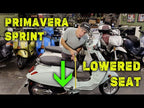 LOWERED SEAT BLACK VESPA PRIMAVERA & SPRINT 150 ORIGINAL VESPA (5A001512) **SUPER SALE**