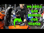 GAS FUEL FUNNEL FITS ALL MODERN VESPA & MOST PIAGGIO
