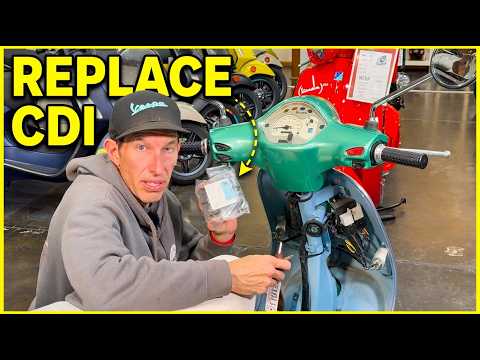 CDI and Lock Set for VESPA ET4 & LX150 up to 2010 (CARBURETED WITH immobilizer)