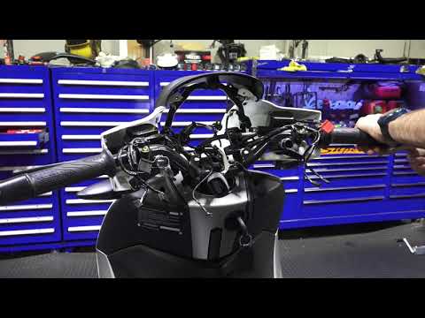 DELUXE HEATED APOLLO GRIPS FOR 7/8' BARS WITH BUILT IN TEMP BUTTON 130MM (KOSO AM111030 27-5869)