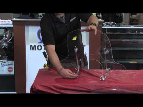 Faco Midsize Wide Windscreen **Clear** Vespa Primavera