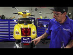 License Plate Frame Vespa Motorsport.com BLACK PLASTIC