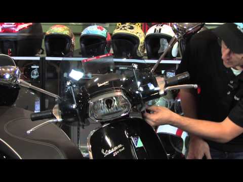 Small Original Tinted Smoke Flyscreen Windshield for Vespa Sprint 50-150