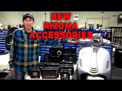RIZOMA ALUMINUM BAG HOOK VESPA GTS/GTV SILVER HPE2 GTS310 2023- **CLOSEOUT**