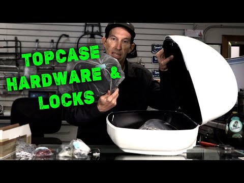 OEM TOP CASE LOCK SET KIT WITH "VESPA" KEY ET/SPRINT/PRIMA/LT/GTS (602884M 606687M)
