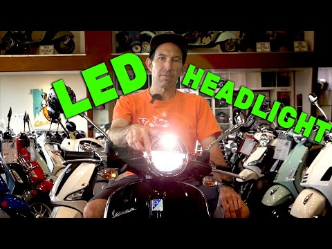 BLACK OUT LED HEADLIGHT ASSEMBLY WITH HALO LIGHT BAR PRIMAVERA 2019-2023