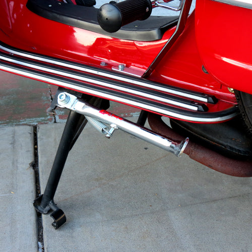 CHROME Side Stand FOR VESPA P200E PX STELLA AND MORE