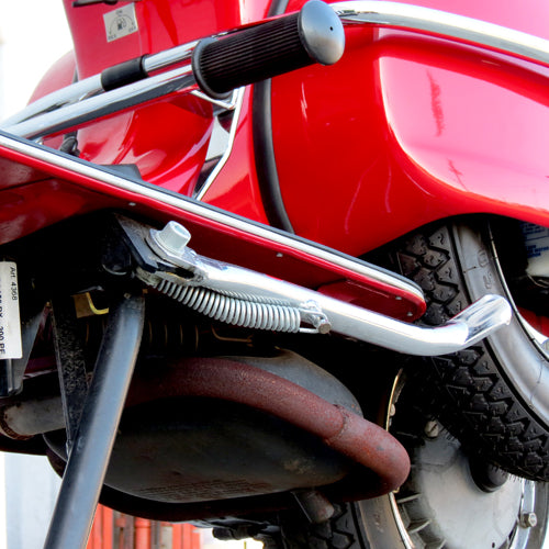 CHROME Side Stand FOR VESPA P200E PX STELLA AND MORE