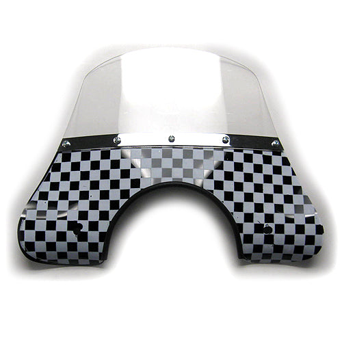 VESPA P series PX AND STELLA Mod Flyscreen Black/White Checkers