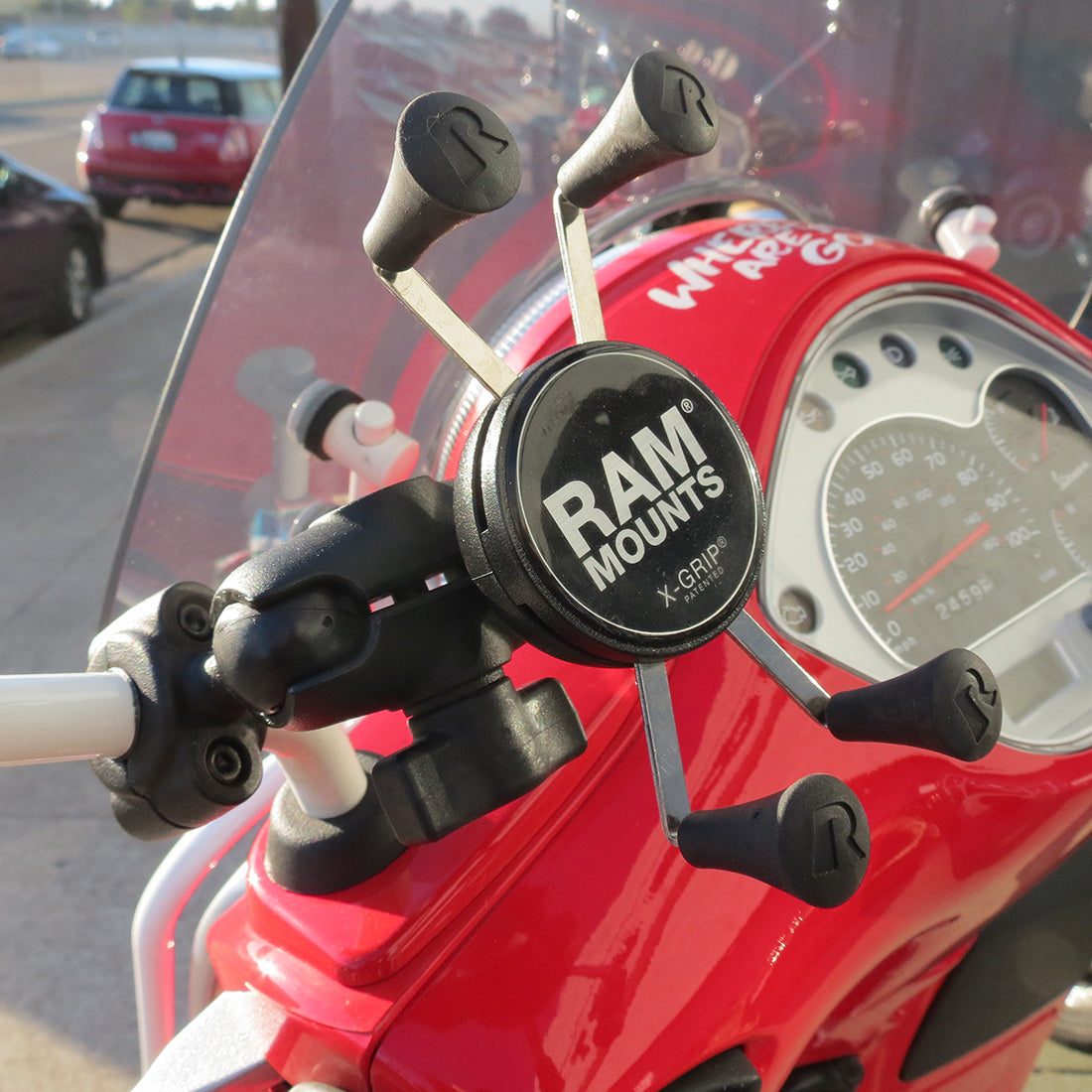 RAM Universal X-Grip Device Holder Mirror Mount Clamp Kit
