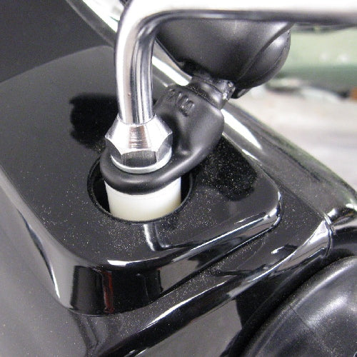 RAM** **angled** bracket below mirror stem** Mount