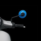 RIZOMA E POP MIRROR BLUE ALUMINUM LEFT OR RIGHT EACH **CLOSEOUT**