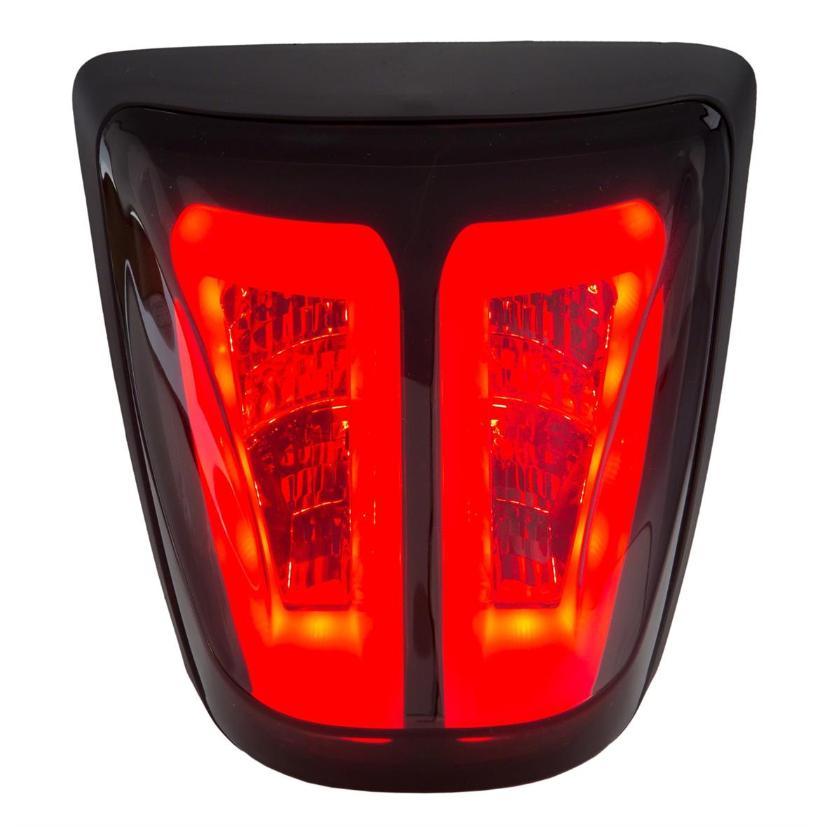 LED TAIL LIGHT WITH SMOKED LENS , BLACK BEZEL AND GLOSS BLACK INTERNAL FRAME - 2019-2023 SPRINT PRIMAVERA