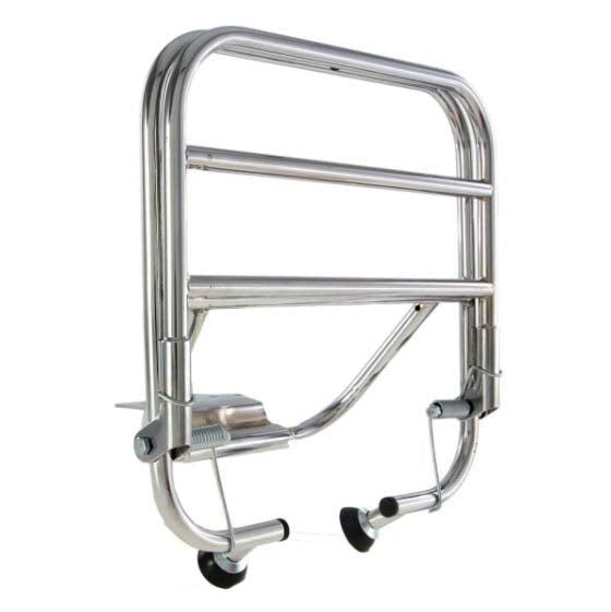 CUPPINI CHROME REAR FOLDING RACK - VINTAGE SMALL FRAME