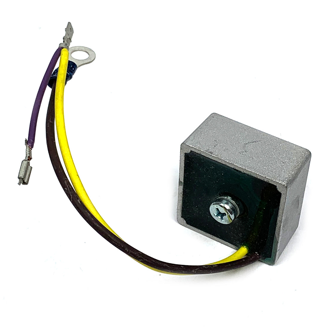 MODIFIED AC REGULATOR AND MOUNTING HARDWARE TO WORK WITH DOUBLE YELLOW STATOR PLATE