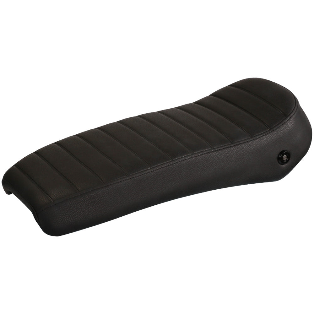 LOW PROFILE SINGLE SADDLE SEAT BLACK ROYAL ALLOY