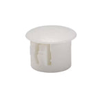 *WHITE* UNPAINTED PLASTIC REFLECTOR PLUGS (SET OF 8)