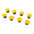 **GLOSS YELLOW SUPER HPE** REFLECTOR PLUGS (SET OF 8)