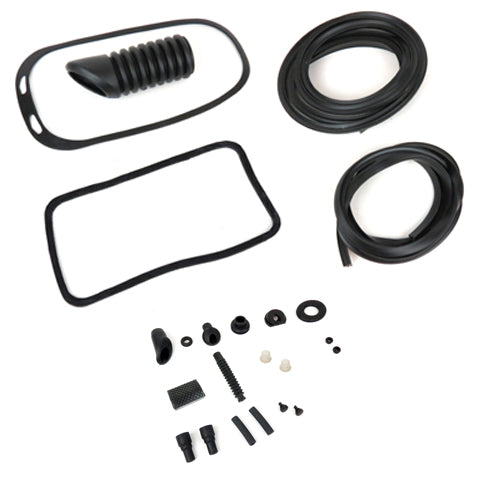 Black Rubber Kit Vespa Rally