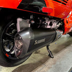 *BLACK* *AKRAPOVIC* GTS/GTV/SUPER 300 2023 AND NEWER HPE2 PERFORMANCE EXHAUST (MUFFLER)