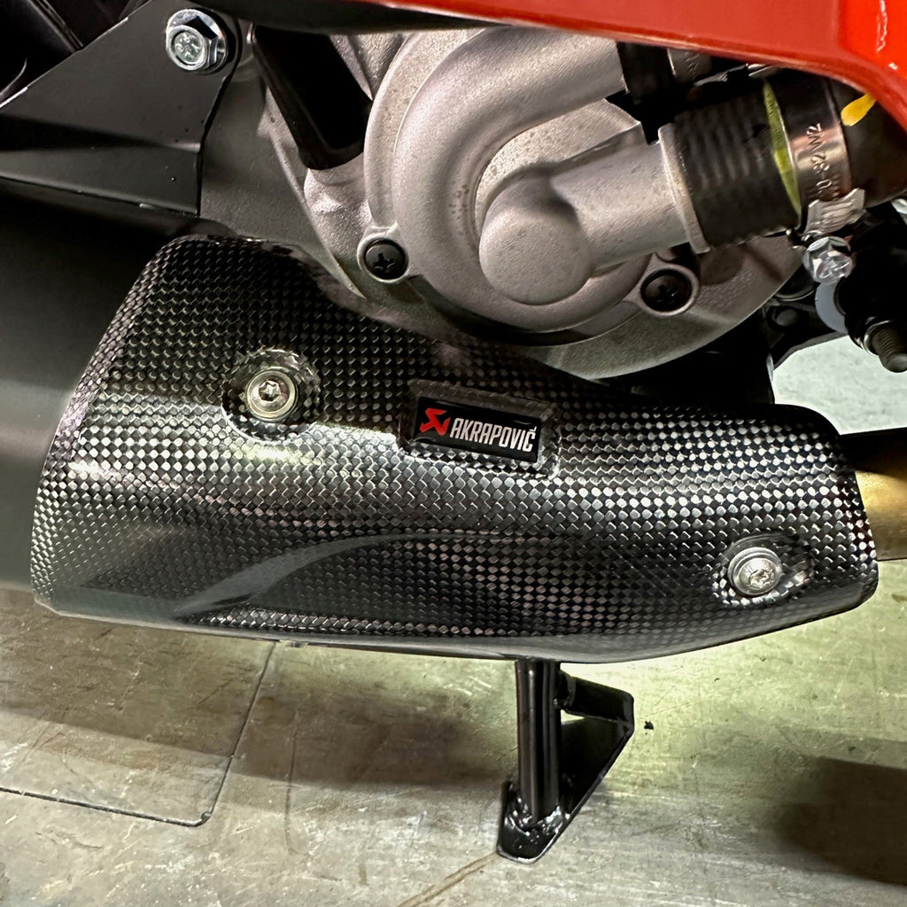 *BLACK* *AKRAPOVIC* GTS/GTV/SUPER 300 2023 AND NEWER HPE2 PERFORMANCE EXHAUST (MUFFLER)