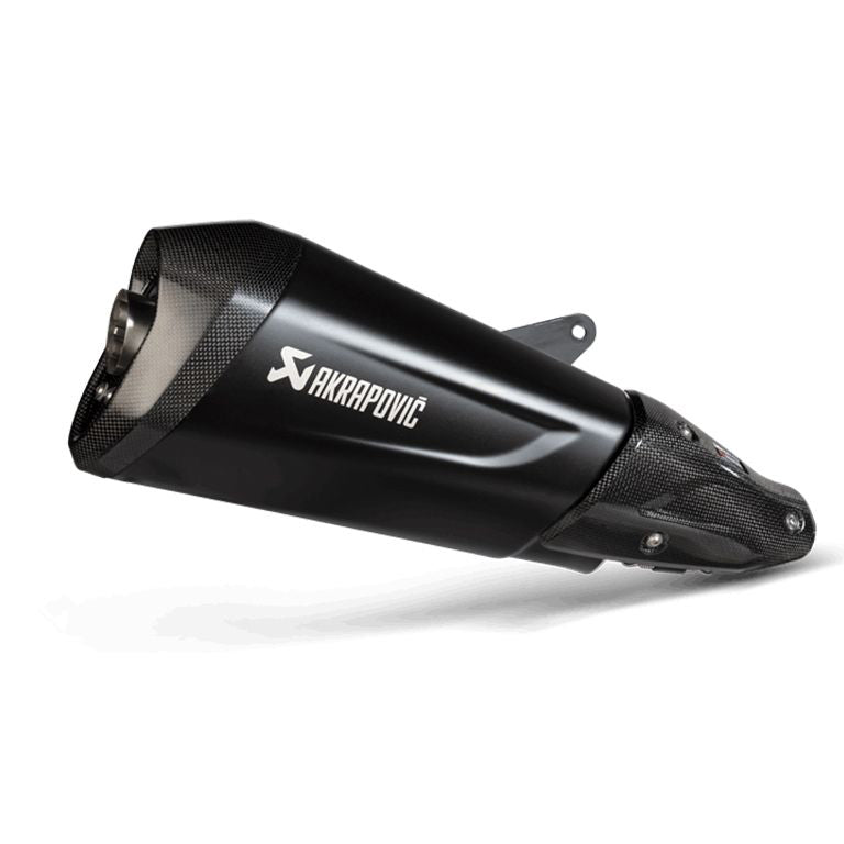 *BLACK* *AKRAPOVIC* GTS/GTV/SUPER 300 2023 AND NEWER HPE2 PERFORMANCE EXHAUST (MUFFLER)