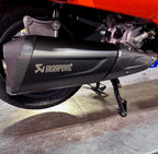 *BLACK* *AKRAPOVIC* GTS/GTV/SUPER 300 2023 AND NEWER HPE2 PERFORMANCE EXHAUST (MUFFLER)