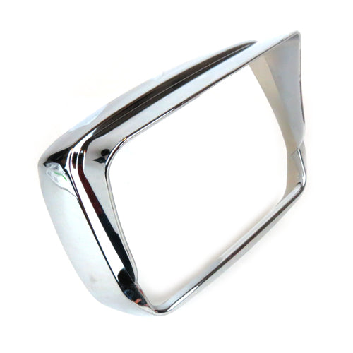 Chrome Headlight Rim with Visor Vespa S