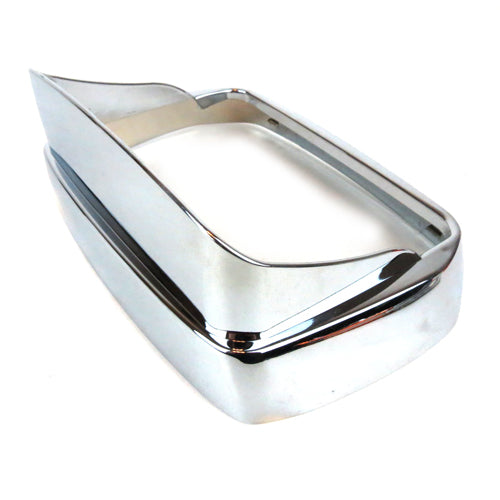Chrome Headlight Rim with Visor Vespa S