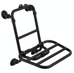 FRONT FOLDING RACK BLACK GTS GTV HPE HPE2 (1B007202) **REQUIRES DRILLING**