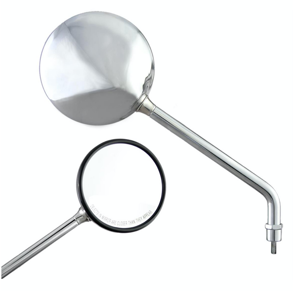 RIGHT RH MIRROR CHROME FOR LXV GTV 2006 TO 2013 AND 2018 TO 2019 (WITHOUT CHROME COVERS)