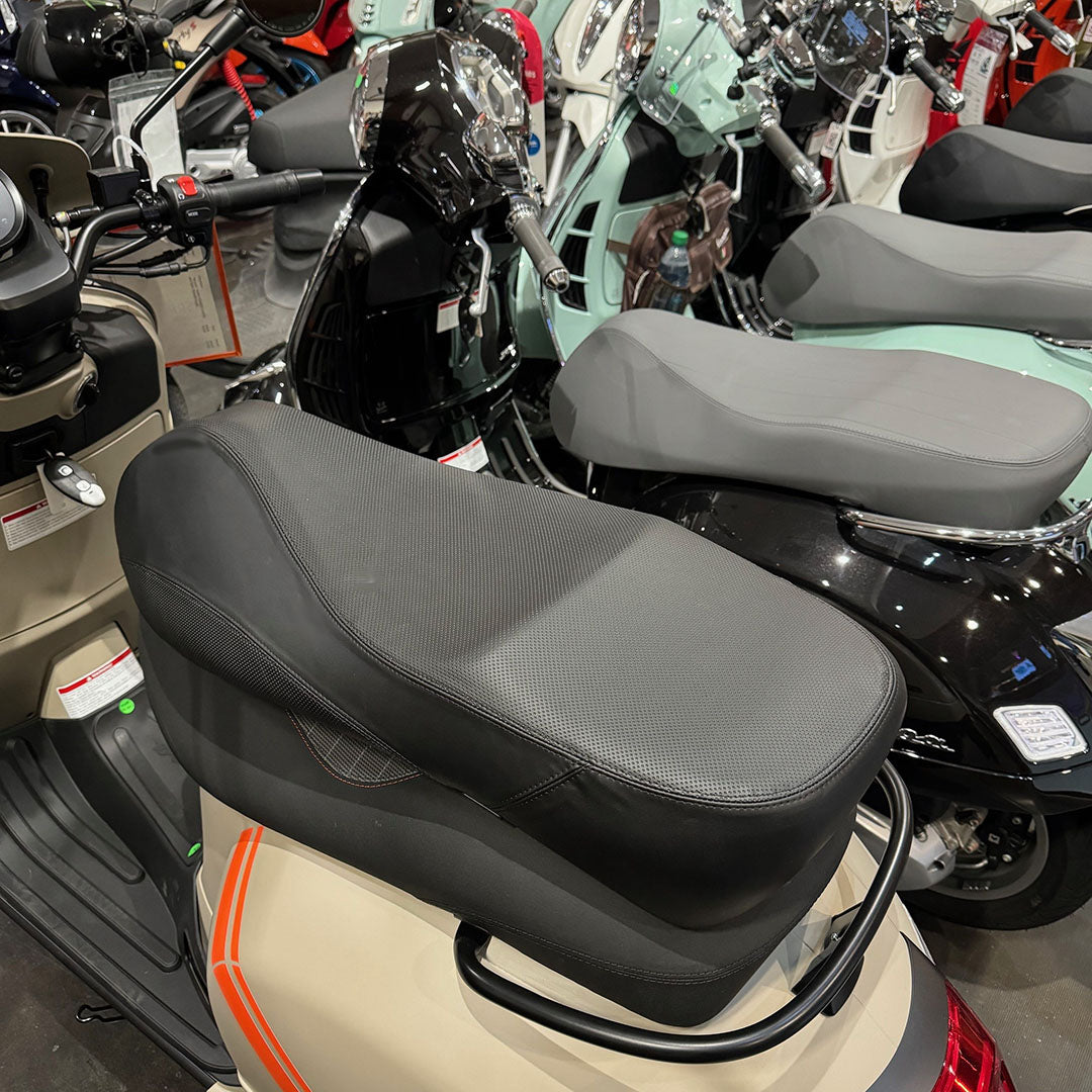 REPLACEMENT SEAT COVER BLACK WITH PERORATION GT/GTS 2015 AND NEWER WITH ABS 2015-CURRENT **CLOSEOUT**